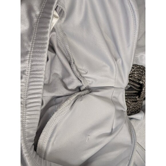 Vtg My Michelle Empire Halter Maxi Gown Sz M Silver Y2K Whimisigoth Fairy - Picture 15 of 16